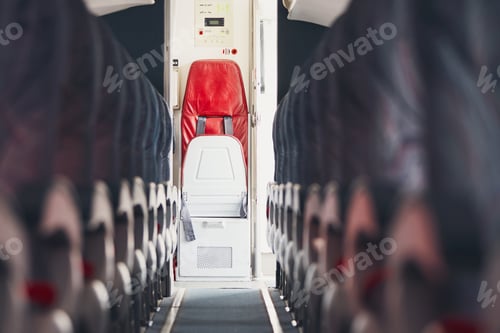 Preview: Aisle in the airplane