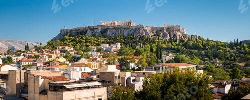 Preview: Acropolis and rooftops of Athens, Attica Region, Greece, UNESCO World Heritage Site, Europe