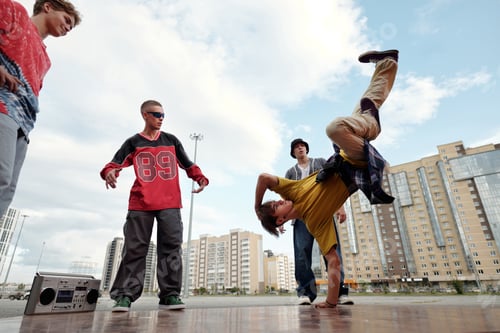 Preview: Performing Breakdancing Moves in Urban Environment
