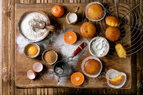 Preview: Citrus oranges muffins
