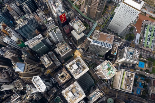 Preview: Central, Hong Kong-01 November 2018: Aerial of Hong Kong city
