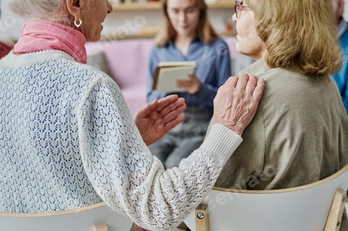 Preview: Senior Women Enjoying Group Therapy Session