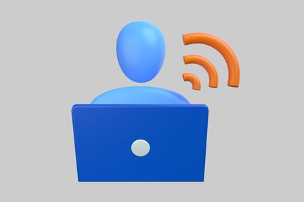 Preview: Remote worker laptop connection