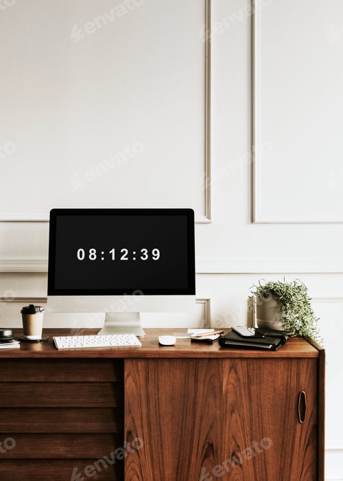 Preview: Modern office setup at home