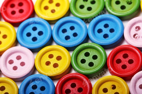 Preview: Many colorful buttons