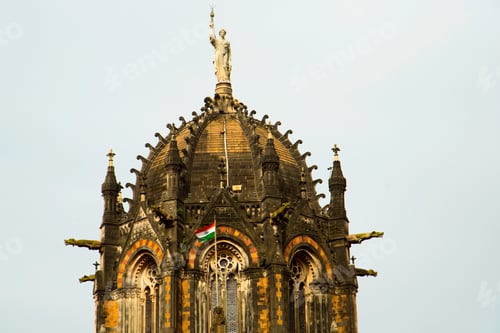 Preview: Facade of Chhatrapati Shivaji Terminus (formerly Victoria Terminus) in Mumbai, India.