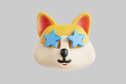 Preview: Starry eyed corgi face