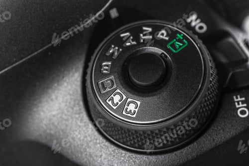 Preview: Closeup view of digital camera
