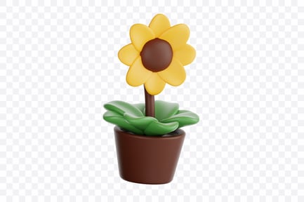 Preview: Sun Flower Pot