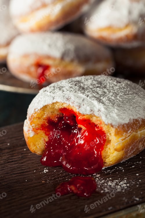 Preview: Homemade Sugary Paczki Donut