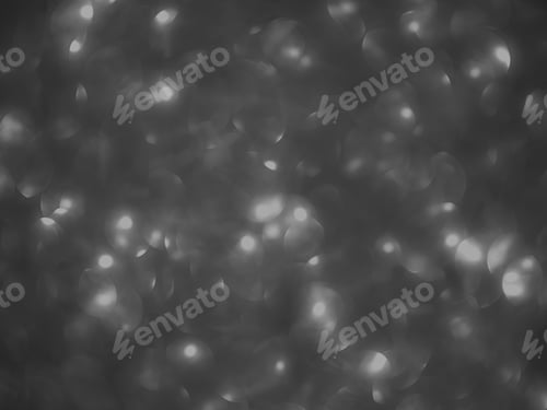 Preview: Black background bokeh abstract blur card