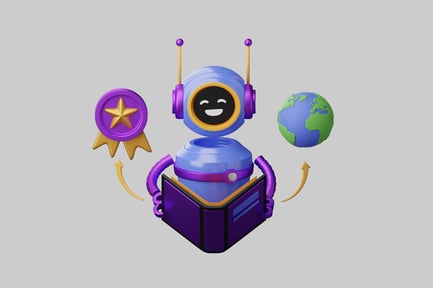 Aperçu: Mascotte du Learning Robot Globe Award