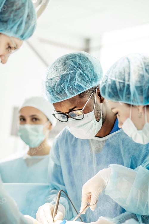 Preview: Surgeons Performing Delicate Surgery in an Operating Room