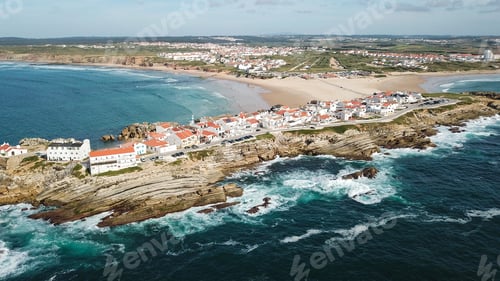 Preview: Mesmerizing view of the island of Baleal near Peniche on the Atlantic coastline of Portugal
