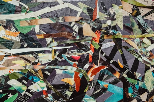 Preview: Detail from colorful collage