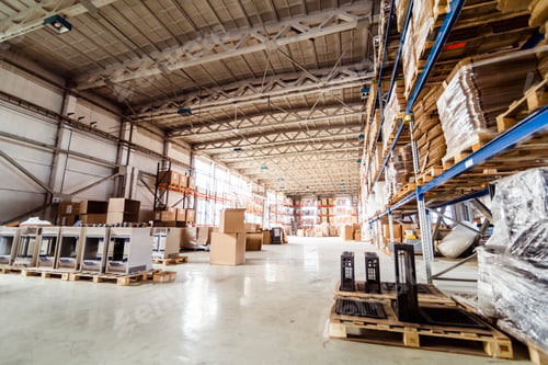 Preview: Warehouse and pallets