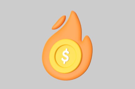Preview: Burning Cash Icon