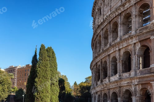 Preview: Ancient Remains in Rome, Italy. Colosseum.
