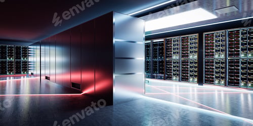 Preview: Computer network server room or data center