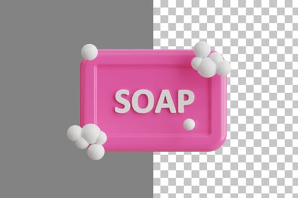 Preview: Soap 3D Icon