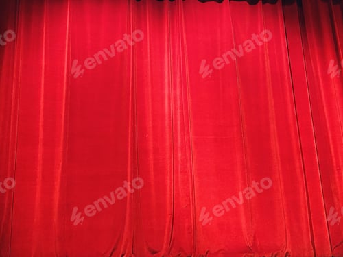 Preview: Theatre red velvet curtain