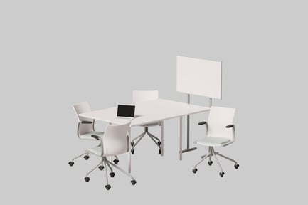 Preview: Modern minimalist office setup