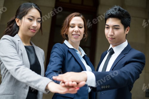 Preview: International business team working together