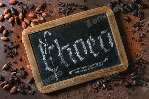 Vista previa: Variedad de granos de cacao