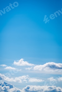 Preview: Summer blue sky with clouds