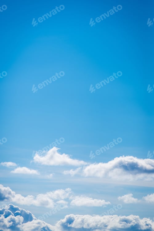 Preview: Summer blue sky with clouds