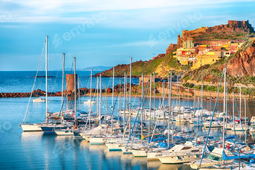 Preview: Picturesque view of Medieval town of Castelsardo