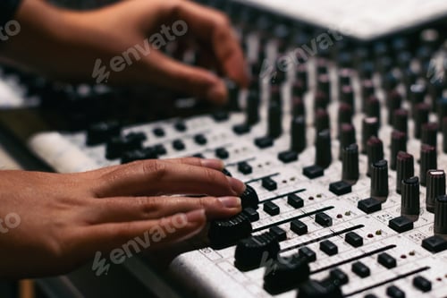 Preview: Hand Adjusts The Tone Of The Synthesizer