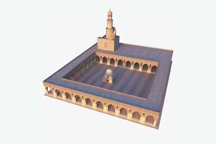 Visualização: Mesquita Ebn Tulun, Cairo