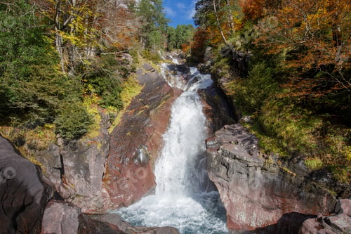 Preview: Waterfall in Pineta Valley, Ordesa and Monte Perdido National Park, Spain