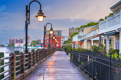 Preview: Downtown Norfolk, Virginia, USA Waterfront