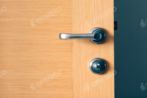 Preview: Detail of modern interior door