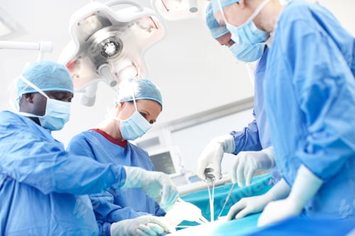 Preview: Team of Surgeons Performing Operation in Hospital