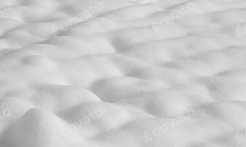 Preview: Selective focus of little burgs of crystal clear snow