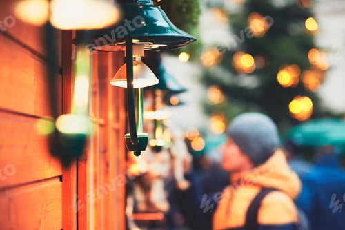 Preview: Man in christmas market