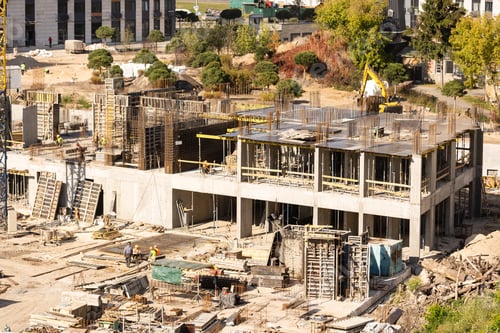 Preview: construction of a residential apartment complex