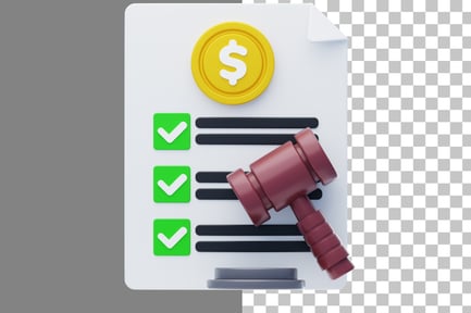 Preview: Financial Regulation 3D Icon