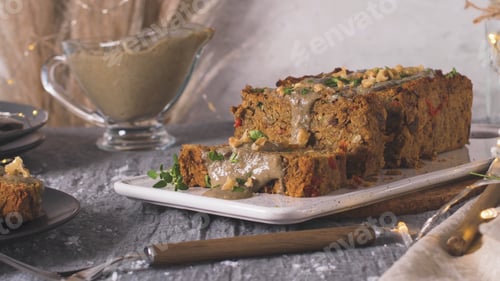 Preview: Christmas lentils loaf