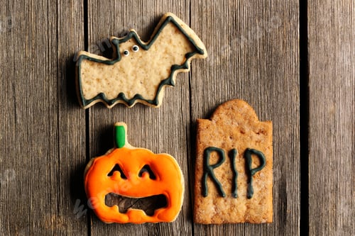 Preview: Halloween homemade gingerbread cookies