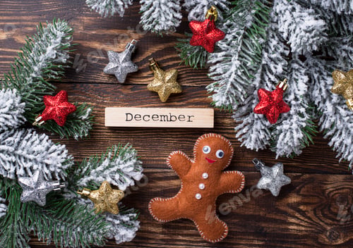 Preview: Christmas or New Year festive background