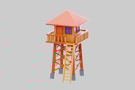 Preview: Playhouse tower cartoon