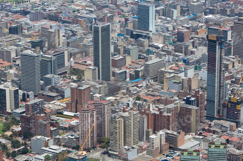 Preview: Aerial view of Bogota, Colombia
