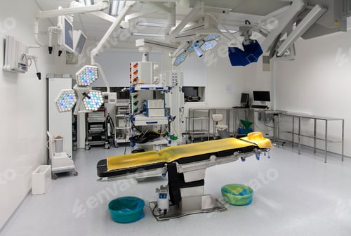 Preview: Modern well equipped operating theatre in a new hospital.