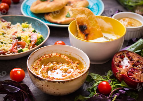 Preview: middle eastern traditional vegetarian dishes
