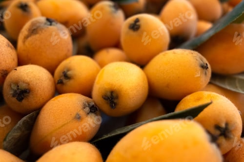 Preview: Loquat Stacked On The Marketplace At Taiwan