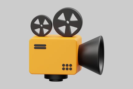 Preview: Cartoon movie camera cute style